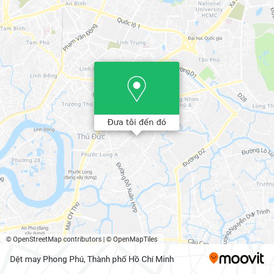 Bản đồ Dệt may Phong Phú