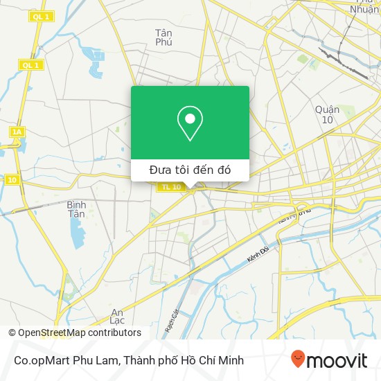 Bản đồ Co.opMart Phu Lam