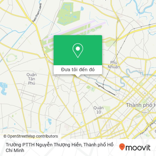 Bản đồ Trường PTTH Nguyễn Thượng Hiền
