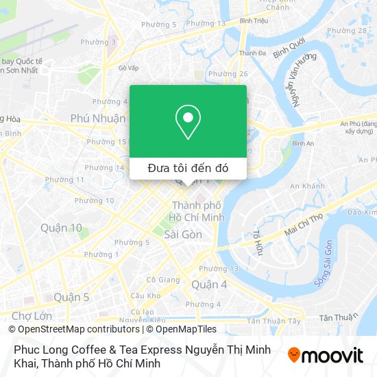 Bản đồ Phuc Long Coffee & Tea Express Nguyễn Thị Minh Khai