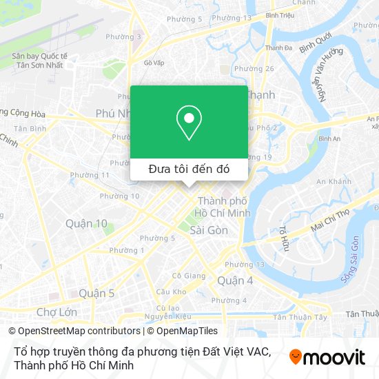 Bản đồ Tổ hợp truyền thông đa phương tiện Đất Việt VAC