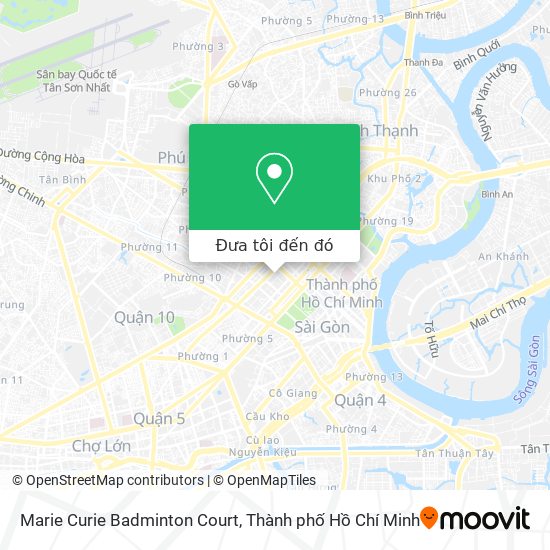 Bản đồ Marie Curie Badminton Court