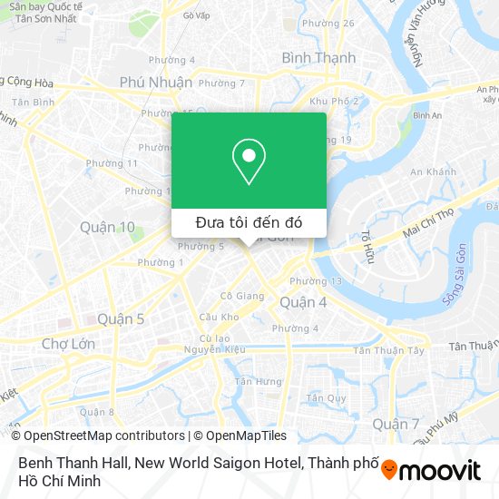 Bản đồ Benh Thanh Hall, New World Saigon Hotel