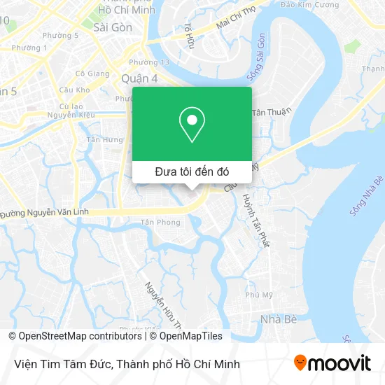 Bản đồ Viện Tim Tâm Đức