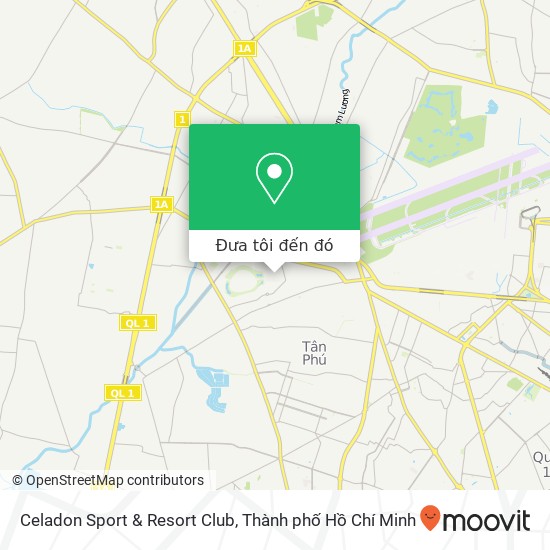 Bản đồ Celadon Sport & Resort Club