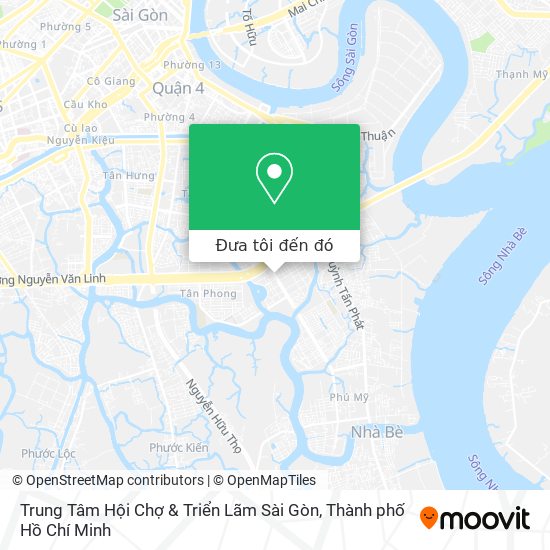 Bản đồ Trung Tâm Hội Chợ & Triển Lãm Sài Gòn
