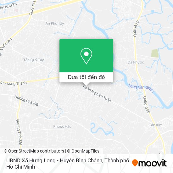 Bản đồ UBND Xã Hưng Long - Huyện Bình Chánh