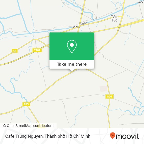 Bản đồ Cafe Trung Nguyen