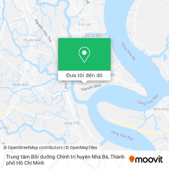 Bản đồ Trung tâm Bồi dưỡng Chính trị huyện Nhà Bè