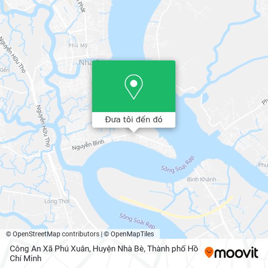 Bản đồ Công An Xã Phú Xuân, Huyện Nhà Bè