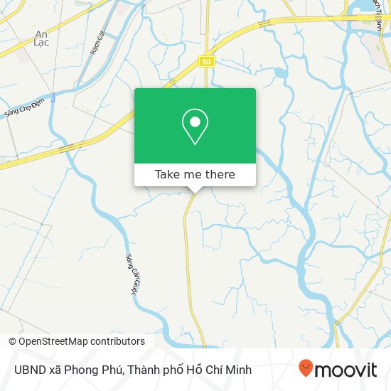 Bản đồ UBND xã Phong Phú