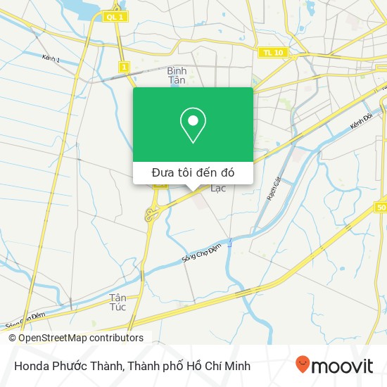 Bản đồ Honda Phước Thành