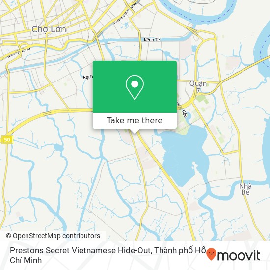 Bản đồ Prestons Secret Vietnamese Hide-Out