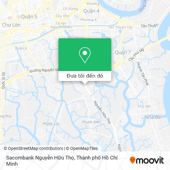 Bản đồ Sacombank Nguyễn Hữu Thọ
