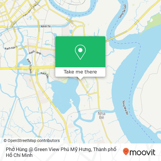 Bản đồ Phở Hùng @ Green View Phú Mỹ Hưng