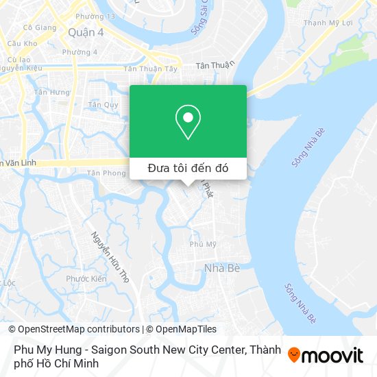 Bản đồ Phu My Hung - Saigon South New City Center