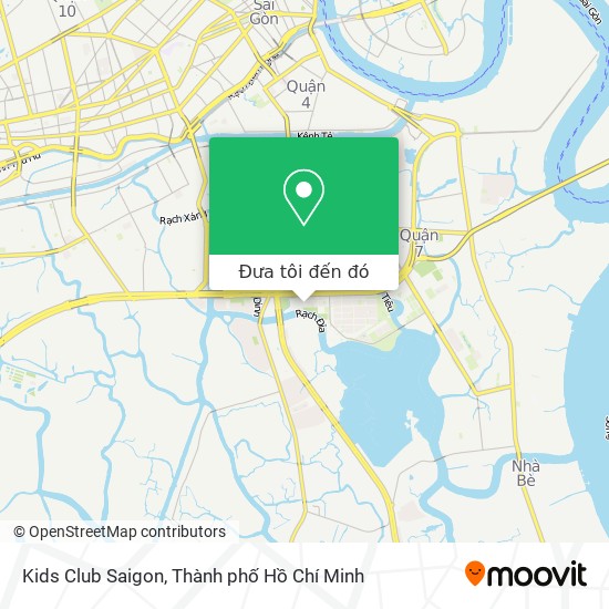 Bản đồ Kids Club Saigon