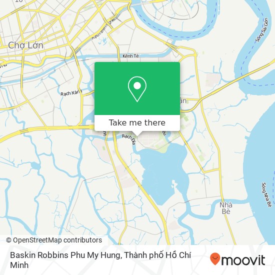 Bản đồ Baskin Robbins Phu My Hung