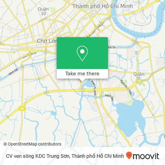 Bản đồ CV ven sông KDC Trung Sơn