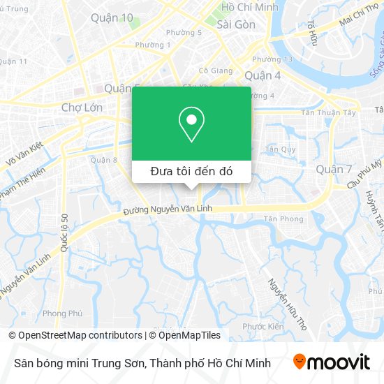 Bản đồ Sân bóng mini Trung Sơn