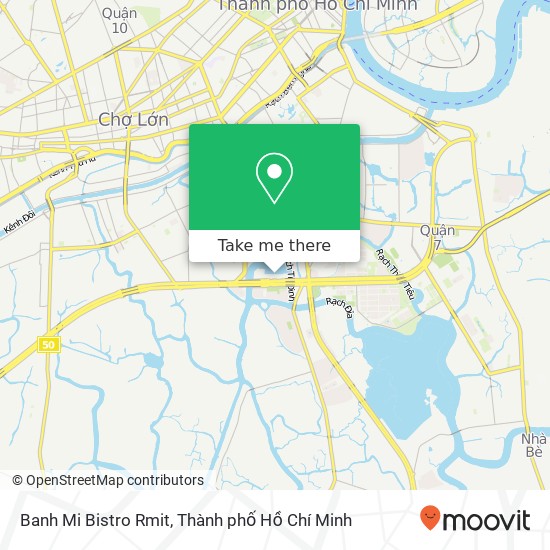 Bản đồ Banh Mi Bistro Rmit