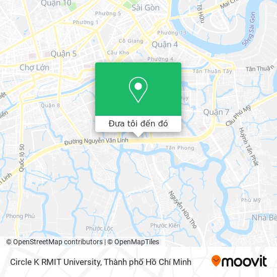 Bản đồ Circle K RMIT University