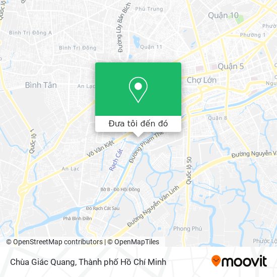 Bản đồ Chùa Giác Quang