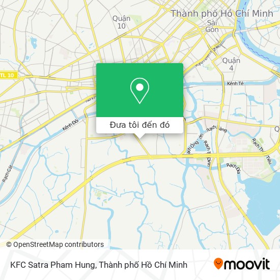 Bản đồ KFC Satra Pham Hung