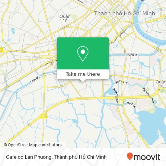 Bản đồ Cafe co Lan Phuong