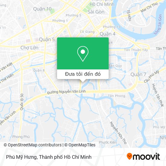 Bản đồ Phú Mỹ Hưng