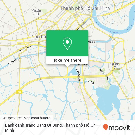 Bản đồ Banh canh Trang Bang Ut Dung