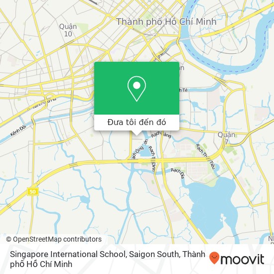 Bản đồ Singapore International School, Saigon South