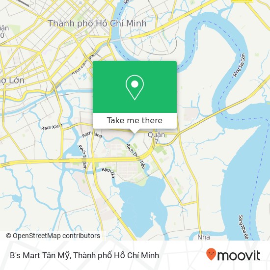 Bản đồ B's Mart Tân Mỹ