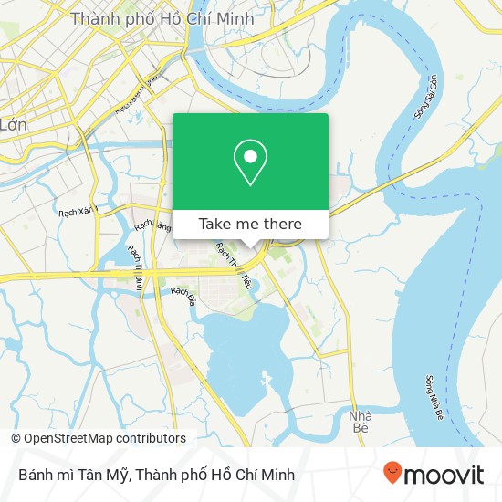 Bản đồ Bánh mì Tân Mỹ