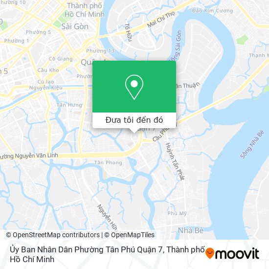 Bản đồ Ủy Ban Nhân Dân Phường Tân Phú Quận 7