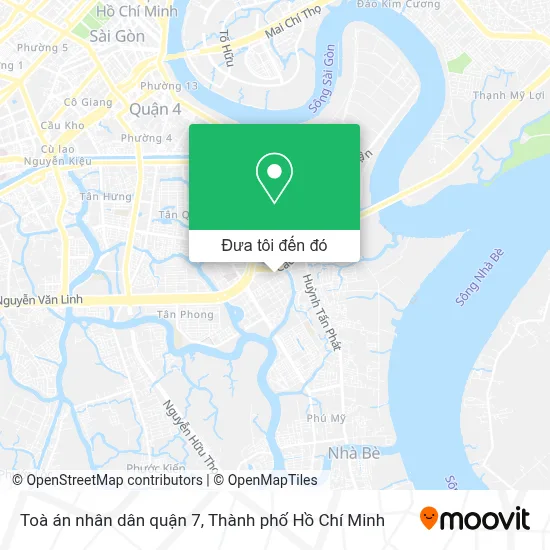 Bản đồ Toà án nhân dân quận 7