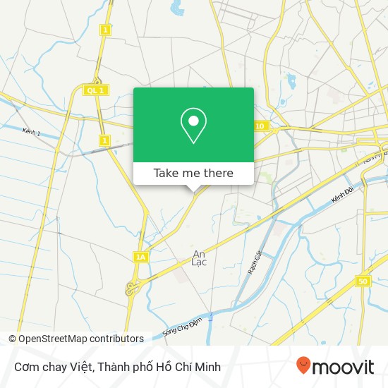 Bản đồ Cơm chay Việt
