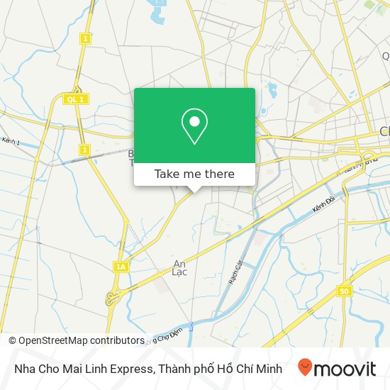 Bản đồ Nha Cho Mai Linh Express