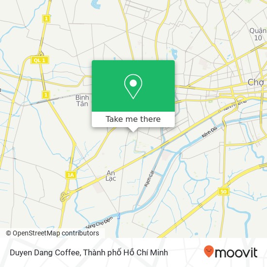 Bản đồ Duyen Dang Coffee