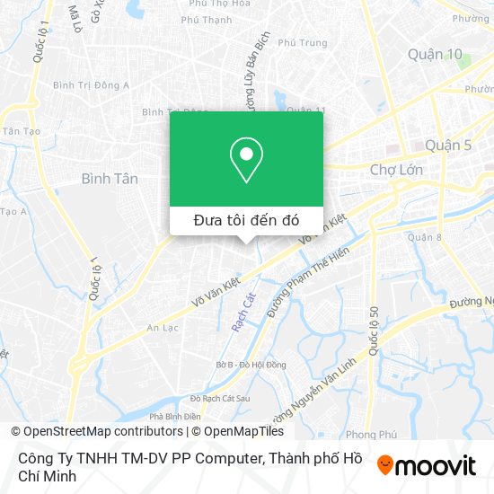 Bản đồ Công Ty TNHH TM-DV PP Computer