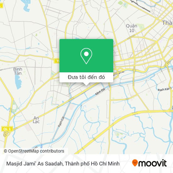 Bản đồ Masjid Jami' As Saadah