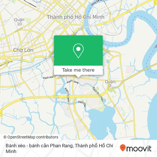 Bản đồ Bánh xèo - bánh căn Phan Rang