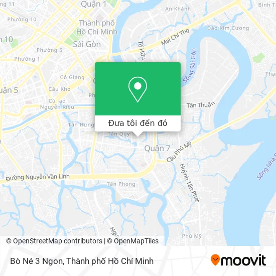 Bản đồ Bò Né 3 Ngon