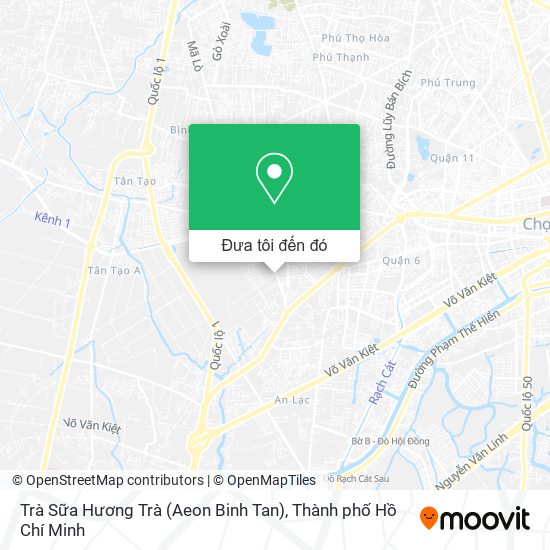 Bản đồ Trà Sữa Hương Trà (Aeon Binh Tan)