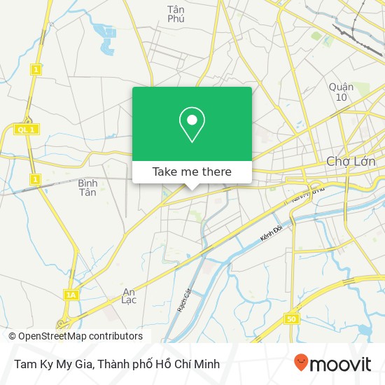Bản đồ Tam Ky My Gia