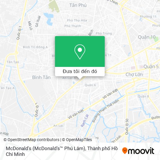 Bản đồ McDonald's (McDonald's™ Phú Lâm)