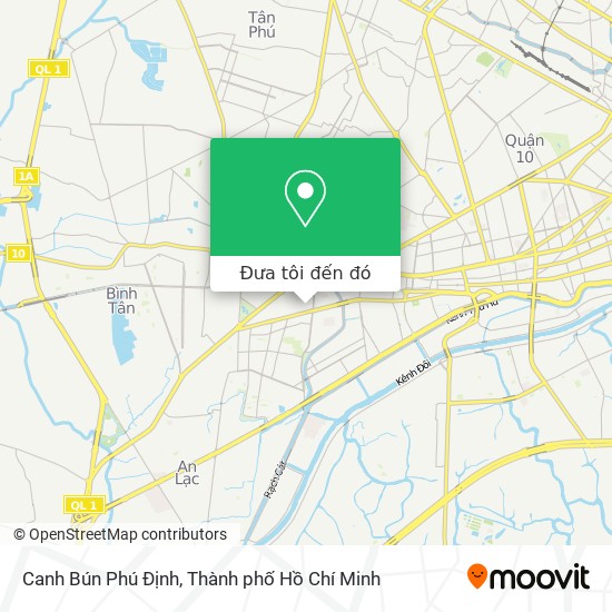 Bản đồ Canh Bún Phú Định