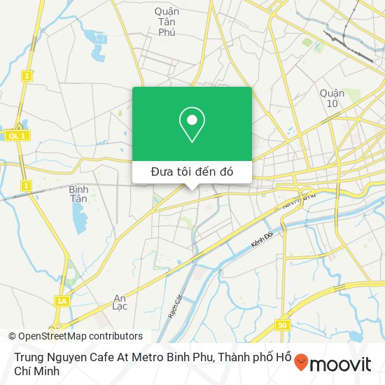 Bản đồ Trung Nguyen Cafe At Metro Binh Phu