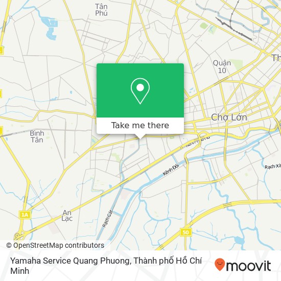 Bản đồ Yamaha Service Quang Phuong