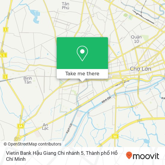 Bản đồ Vietin Bank Hậu Giang Chi nhánh 5